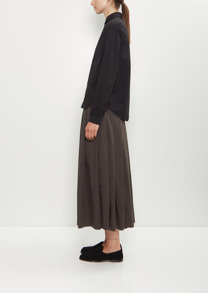 Tyrol Cotton Shirt — Black