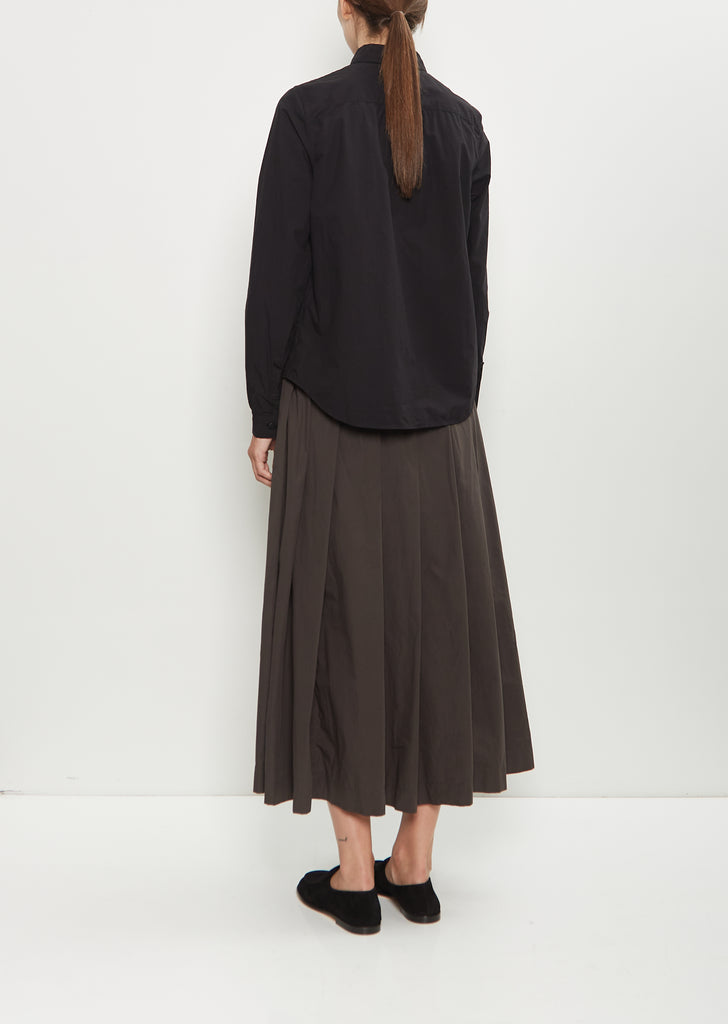 Tyrol Cotton Shirt — Black