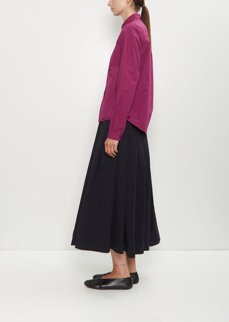 Tyrol Cotton Shirt — Raspberry