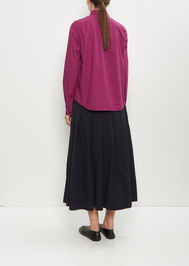 Tyrol Cotton Shirt — Raspberry