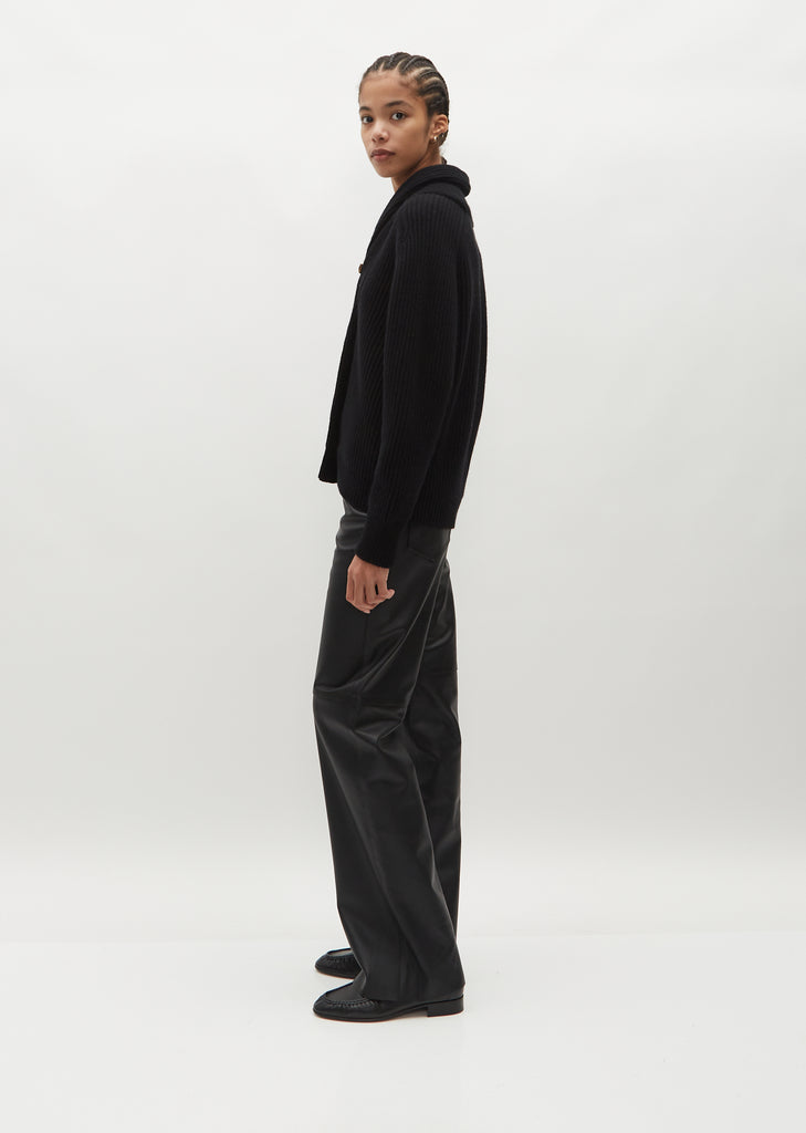 Mini Yacht Cardigan — Black