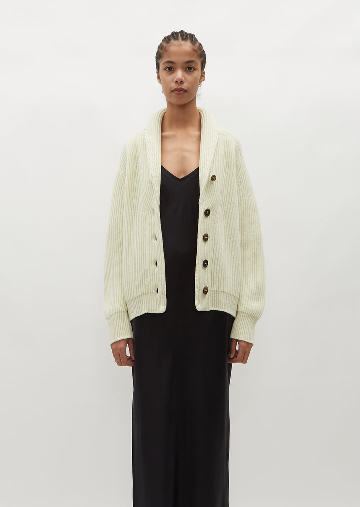 Mini Yacht Cardigan — Lemon Sorbet