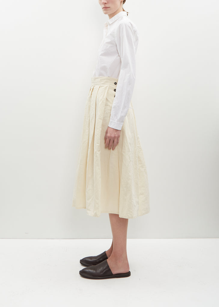 Matilde Cotton-Linen Skirt