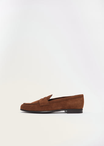 Natalie Suede Leather Loafer