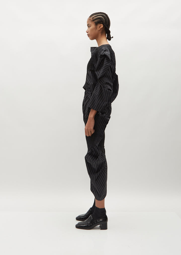 Contraction Blouse — Black Hued