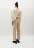 Contraction Blouse — White Hued