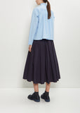 Solange Typewriter Cotton Skirt