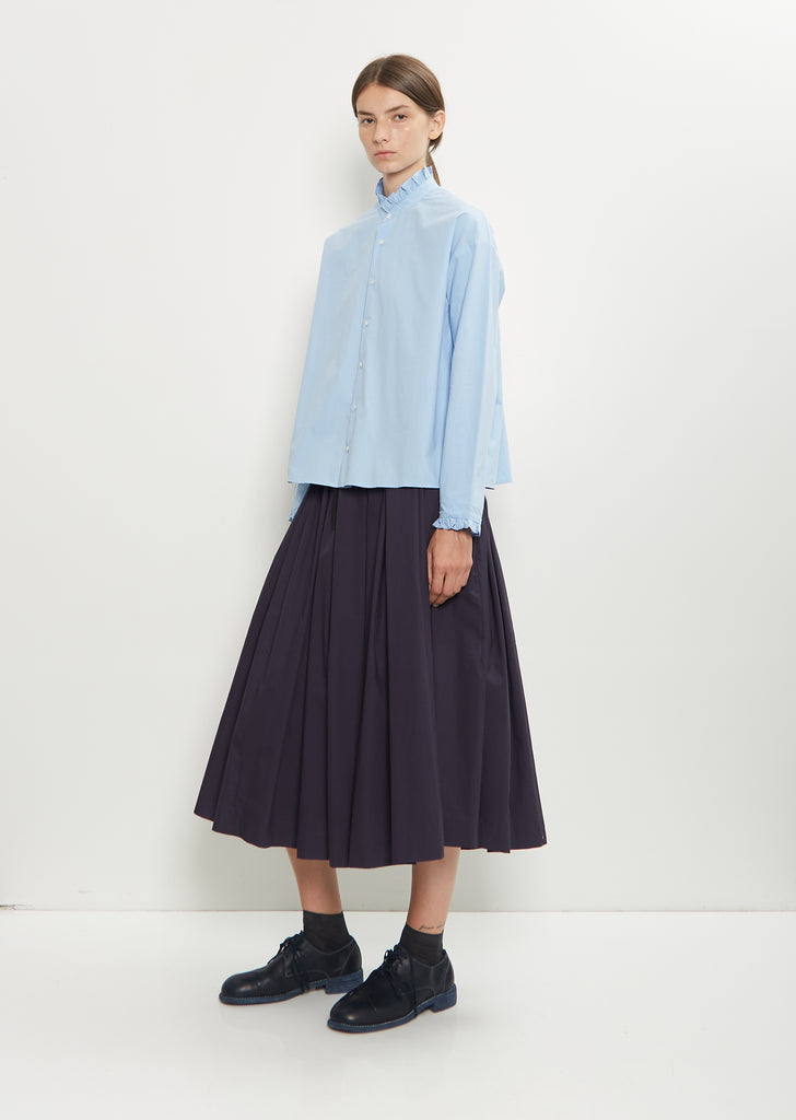 Bebette Typewriter Washed Cotton Blouse