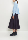Solange Typewriter Cotton Skirt