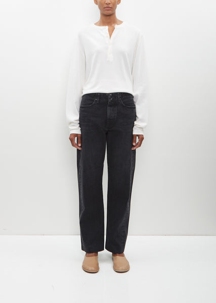 Straight Jeans — Black – La Garçonne