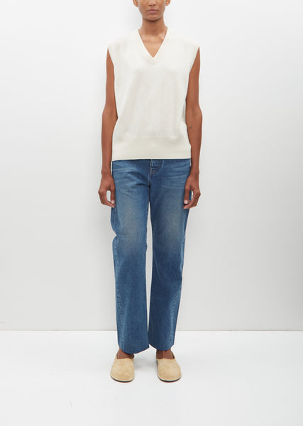 Spencer Basic Tee In Cream main image 1