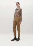 Slim Wool Pull On Pant