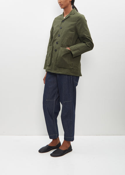 Namu Shop - Toogood The Messenger Coat - Waxed Cotton Check