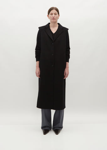 Deanna Wool Cashmere Sleeveless Coat