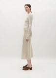 Luster Bias Skirt