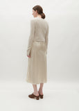 Luster Bias Skirt