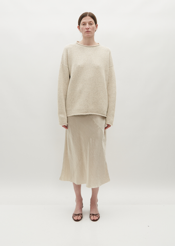 Bateau Rollneck  — Raw White