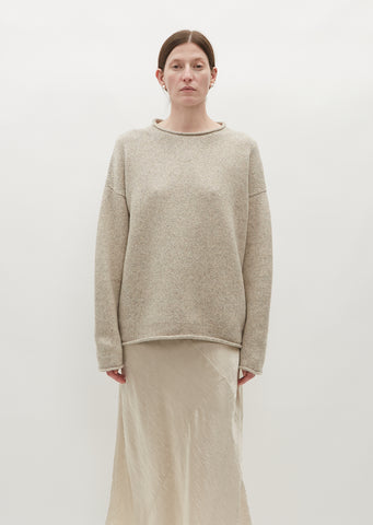 Bateau Rollneck — Heather Grey