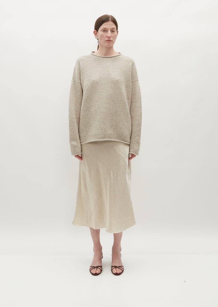 Bateau Rollneck — Heather Grey