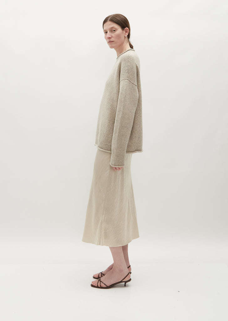 Bateau Rollneck — Heather Grey