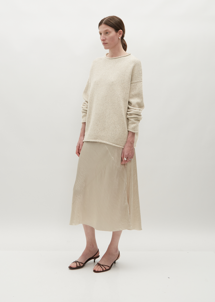 Bateau Rollneck  — Raw White