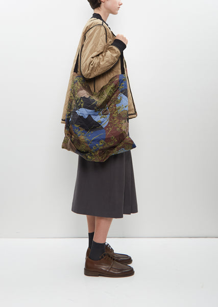 Charlotte Shopping Bag — Flowers – La Garçonne