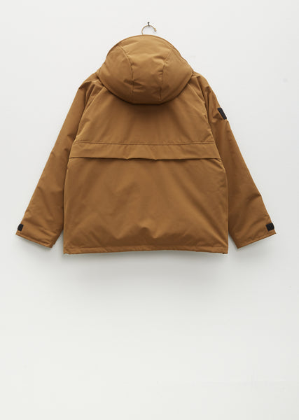 Down Army Hooded Jacket — Coyote