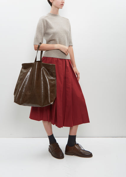 Shopper Bag, Large — Olive – La Garçonne