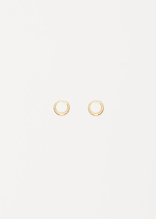 Gold Medium Nouveau Hoops