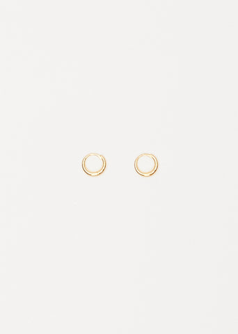 Gold Medium Nouveau Hoops