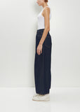 Cotton Denim Cropped Roomy Jean