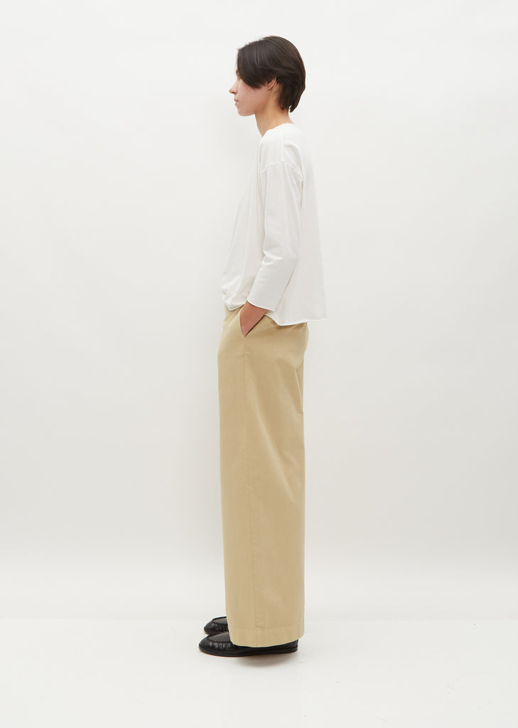 Stretch Cotton Lolita Tee — Winter White