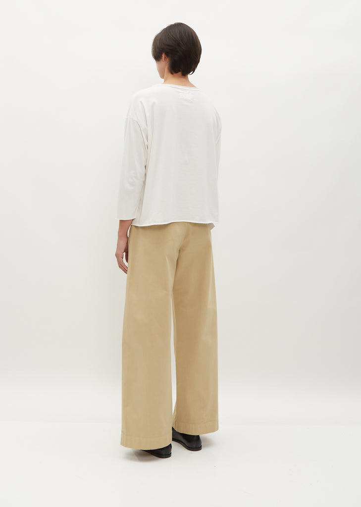 Stretch Cotton Lolita Tee — Winter White