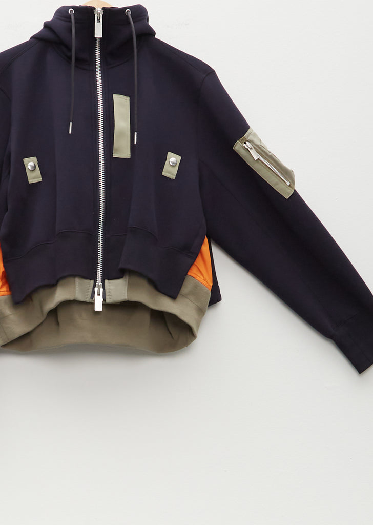Sponge Sweat Cropped Hoodie