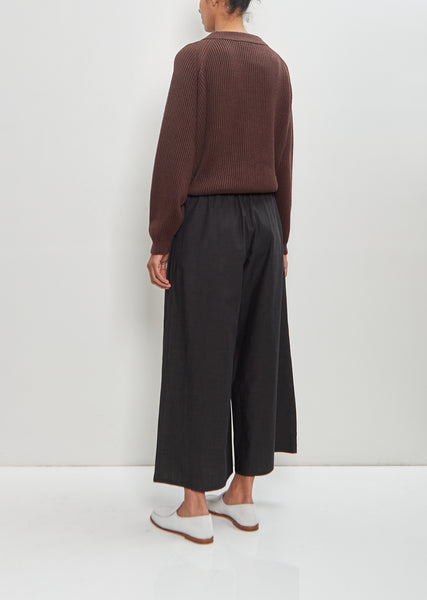Cotton Short Full Pants – La Garçonne
