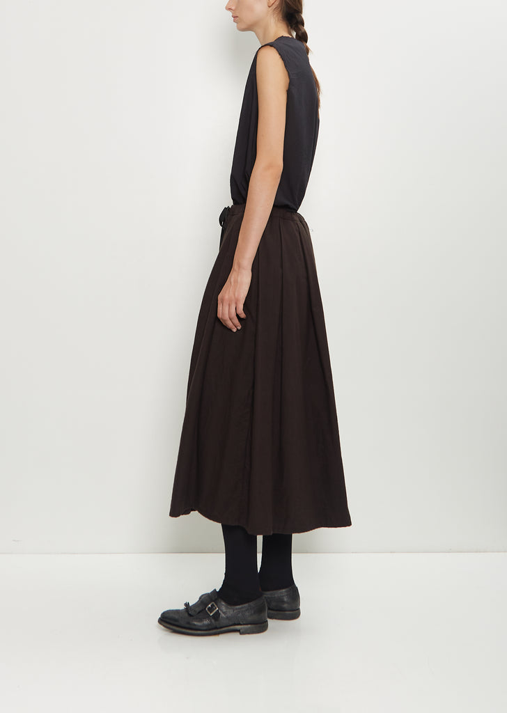 Deep Pockets Volume Cotton Skirt