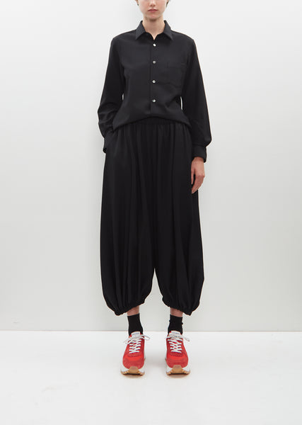 Wool Gabardine Cropped Pants – La Garçonne