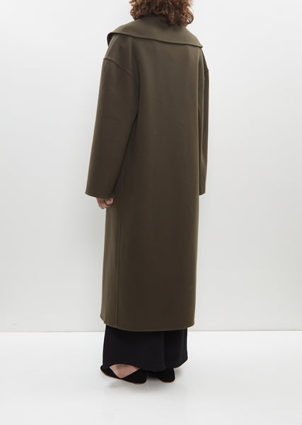 【美品M】shiun WOOL SHAWL COLLAR COAT shiun（シウン）の「WOOL SHAWL COLLAR COAT（チェスターコート
