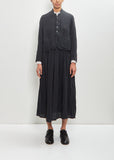 French Linen Short Jacket — Black