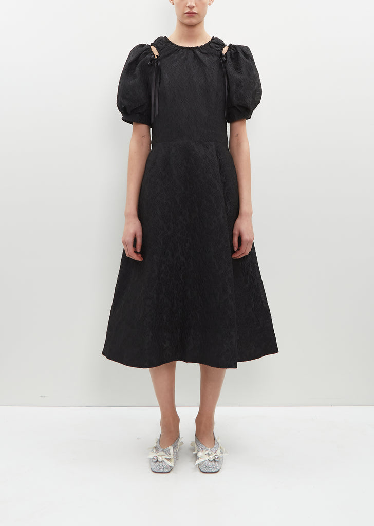 Puff Sleeve Shoulder Dress