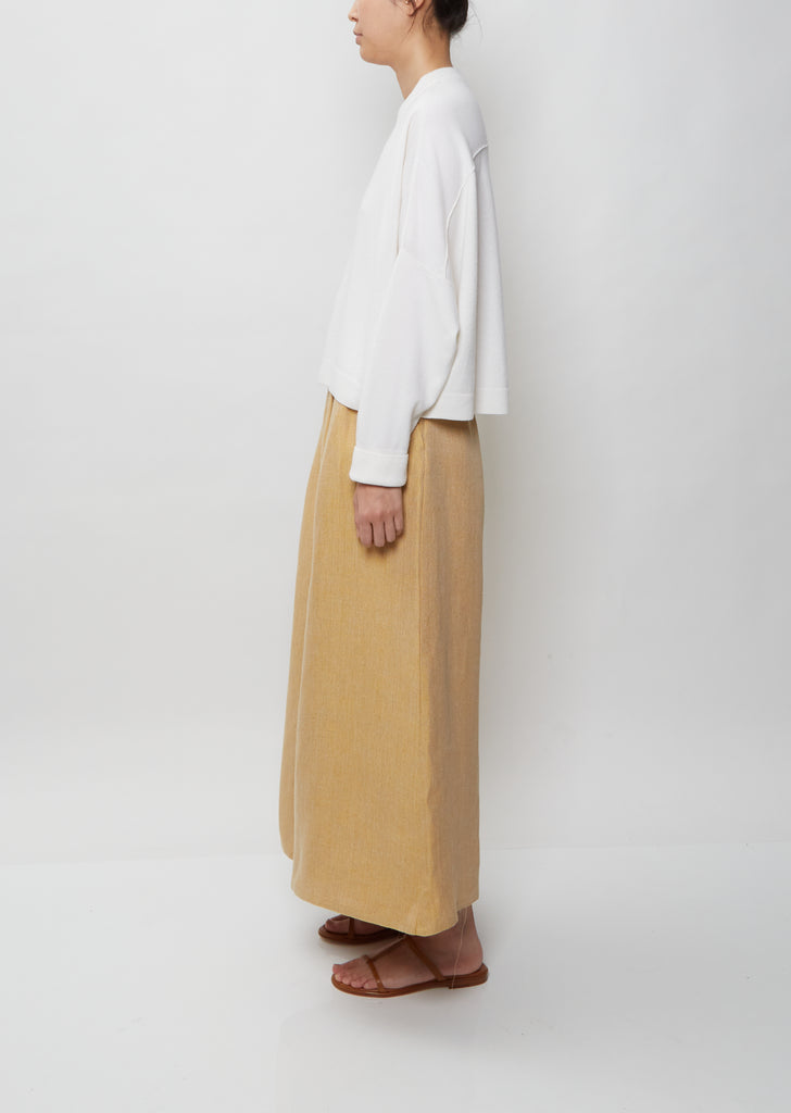 Cashmere Chunky Sweater — White