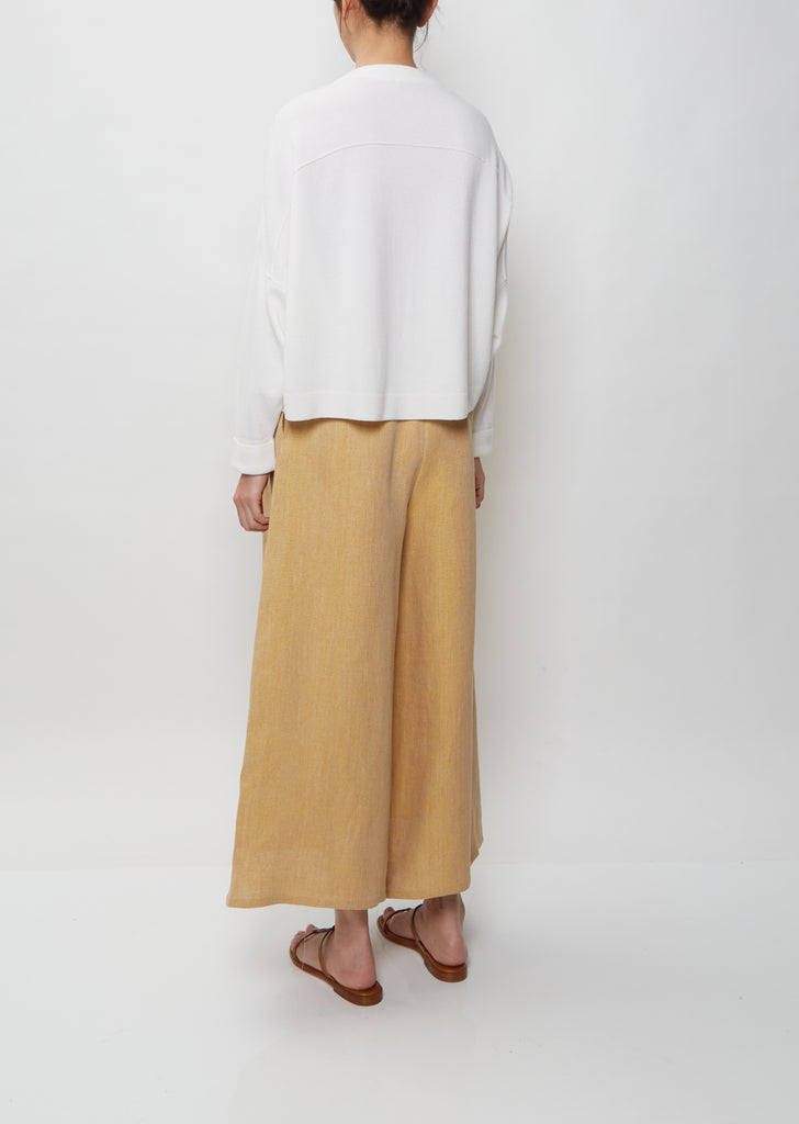 Cashmere Chunky Sweater — White