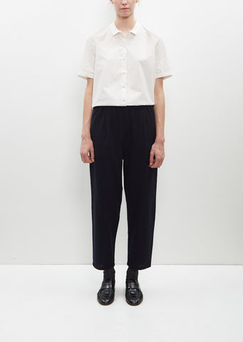 Plain Wool Trousers — Night