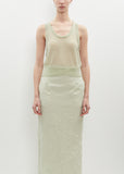 Kid Mohair Sheer Knit Tank - Light Green