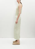 Kid Mohair Sheer Knit Tank - Light Green