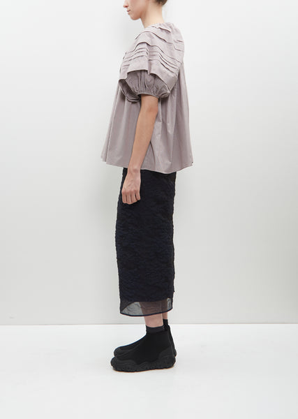CECILIE BAHNSEN PALOMA TOP サイズ8 白色 SELENA | TOP BLOSSOM MATELASSÉ WHITE