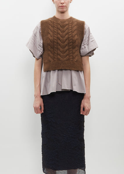 Aly Vest — Fall Brown – La Garçonne