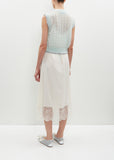 Tinsel Trim Knit Vest