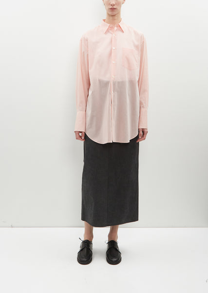 トップス AURALEE HARD TWIST FINX ORGANDY SHIRT Hard Twist Finx Organdy Shirt – La Garçonne