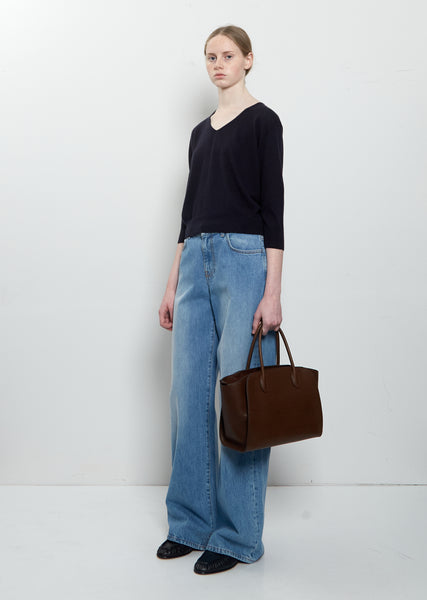 Marlo 12 Saddle Leather Bag — Deep Brown – La Garçonne